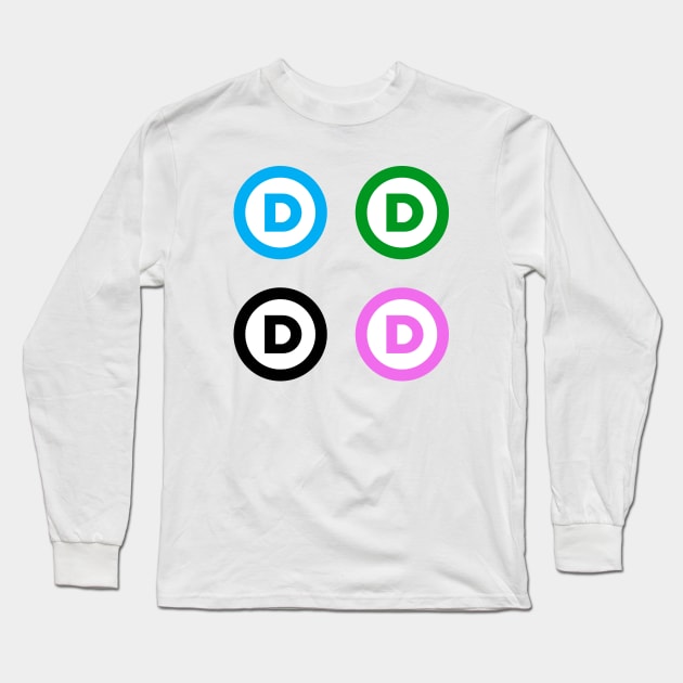 Democratic Party - US Politics - Joe Biden Long Sleeve T-Shirt by Football from the Left